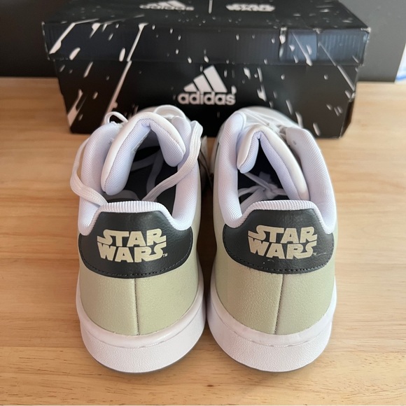 Adidas Star Wars Grand Court Baby Yoda Grogu DS Mandalorian Shoes Mens Size 10.5 - Picture 8 of 12